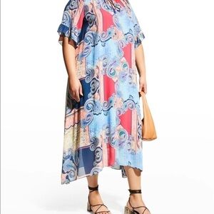 Johnny Was Plus Size Boho Cordelia Easy Midi Dress Size 3X